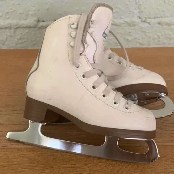 JACKSON Other Toddler Girls Ice Skates Size 7 In White Poshmark
